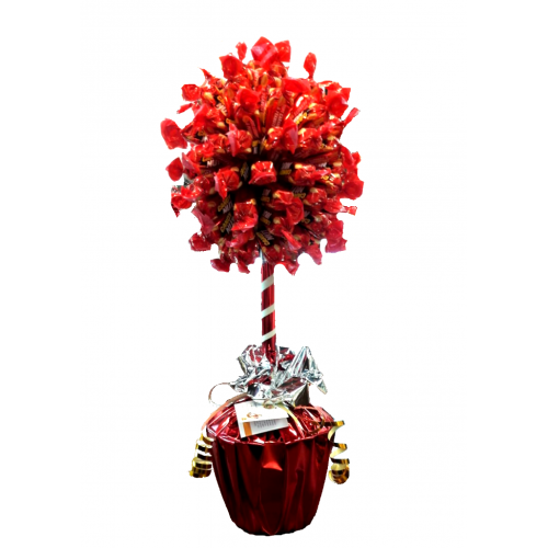 "Candy" - laimės medis iš saldainių Skanios gėlės