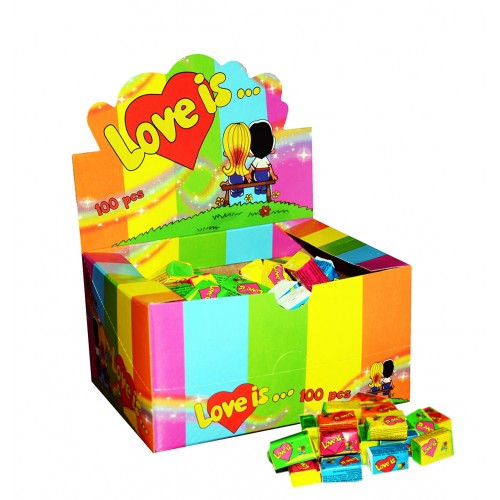 Kramtoma guma Love Is 1 dėžutė (100 vnt.)