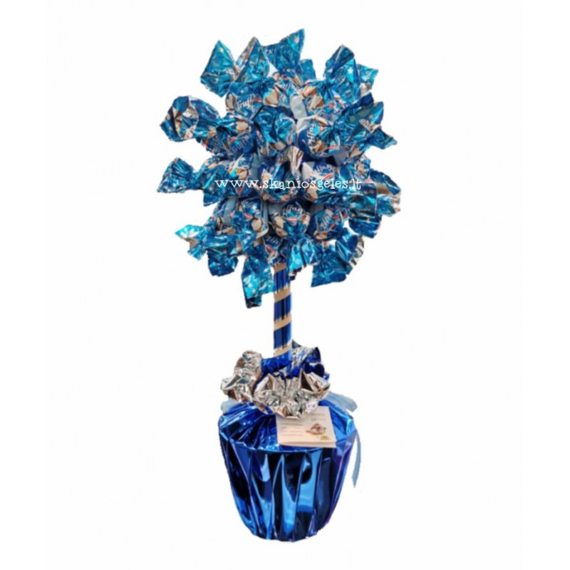 Mėlynas - saldainių medis