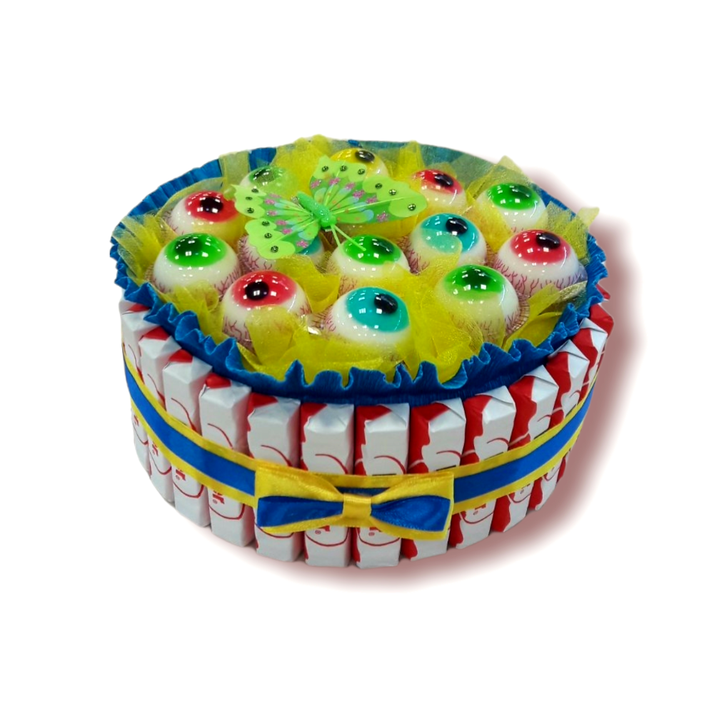 Trolli - tortas iš saldainių Skanios gėlės Trolli - tortas iš saldainių Skanios gėlės