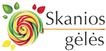 Skanios gėlės - puokštės iš saldainių